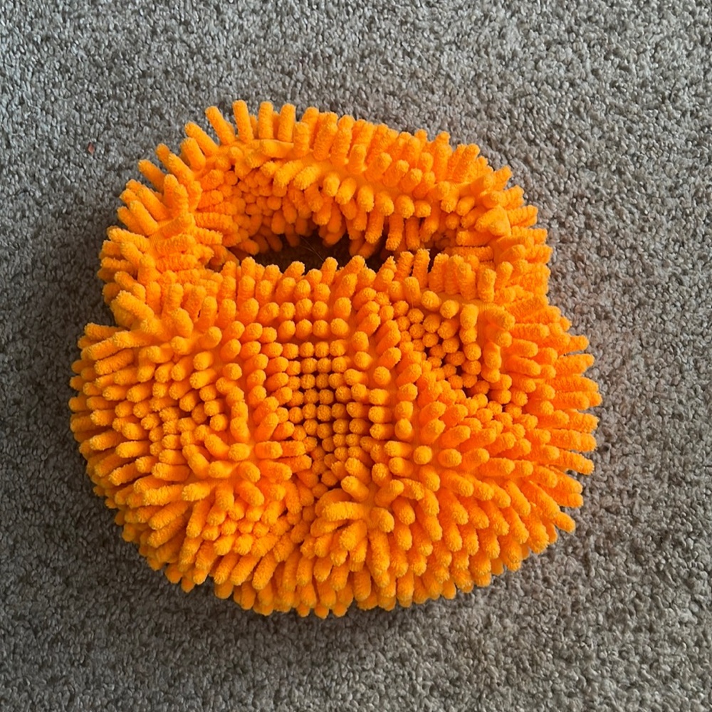 Orange personality bag